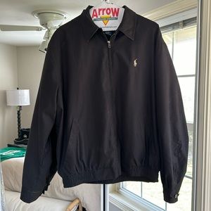 VINTAGE Polo by Ralph Lauren Black Men’s Jacket - Size Medium